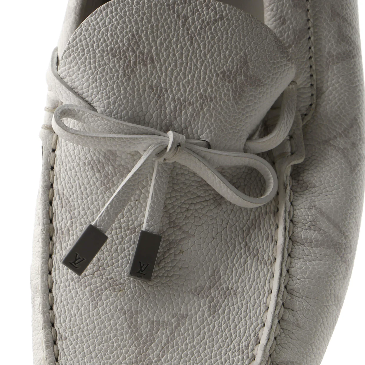 Men's LV Driver Moccasin Loafers Monogram Leather - Deep Luxury
