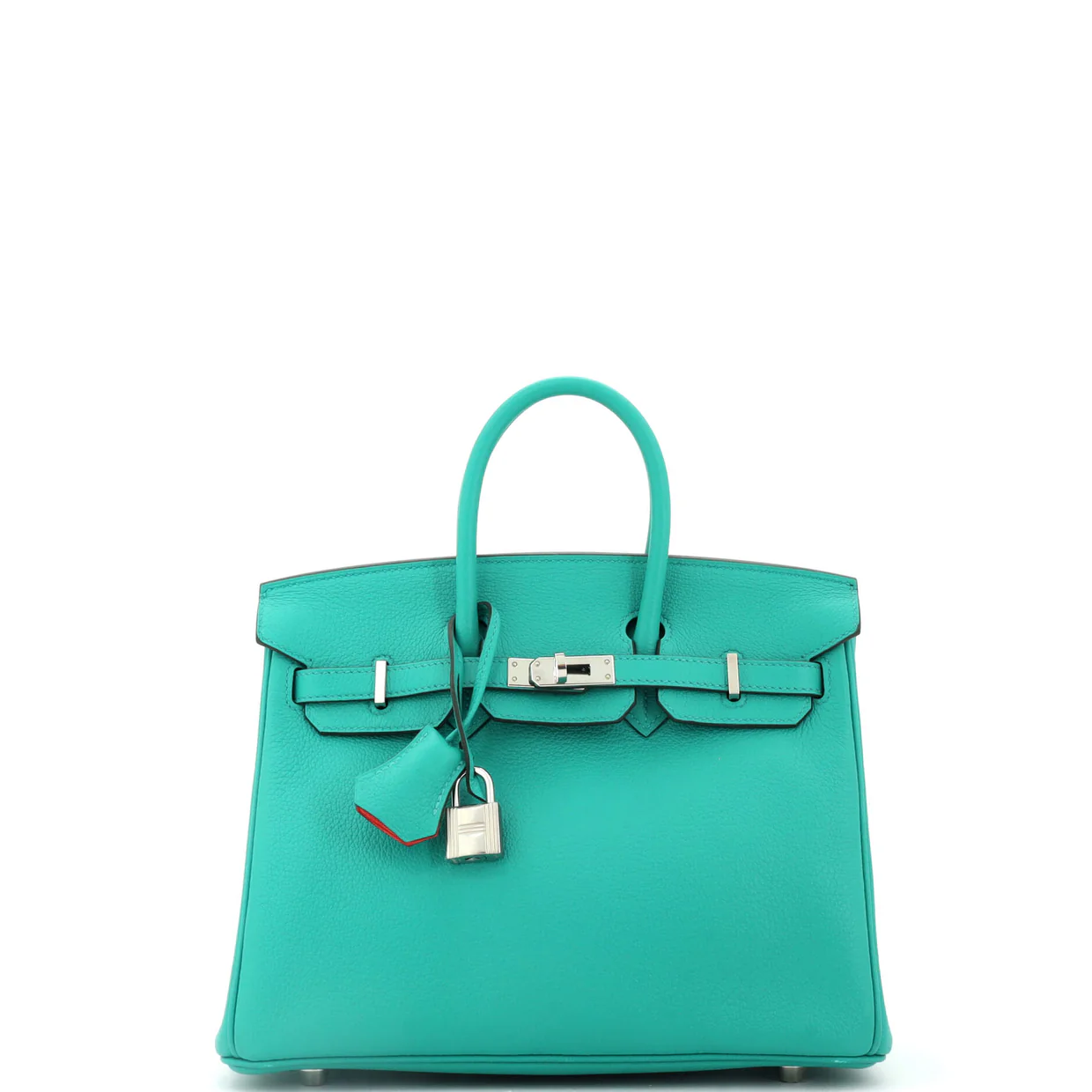 Birkin Handbag Verso Novillo with Palladium Hardware 25 - Deep Luxury