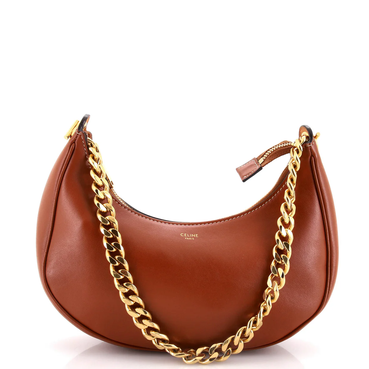 Ava Chain Bag Leather Medium - Deep Luxury