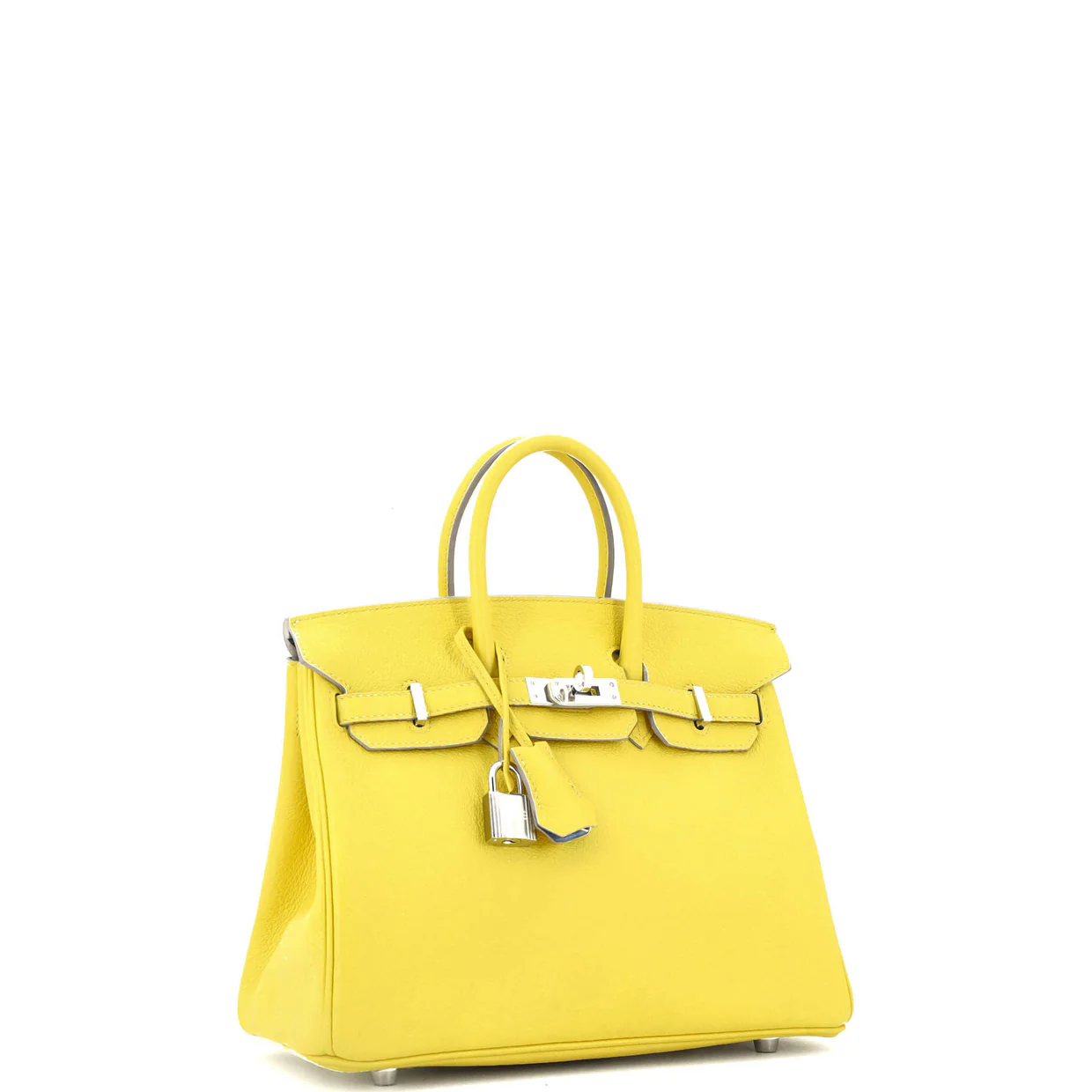 Birkin Handbag Verso Novillo with Palladium Hardware 25 - Deep Luxury