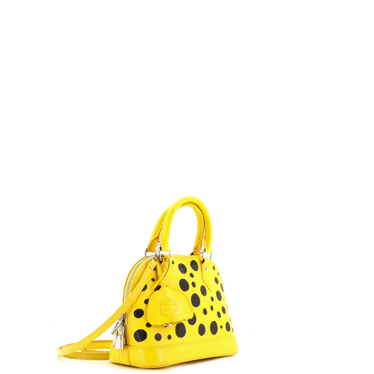 Alma Handbag Yayoi Kusama Infinity Dots Epi Leather BB - Deep Luxury
