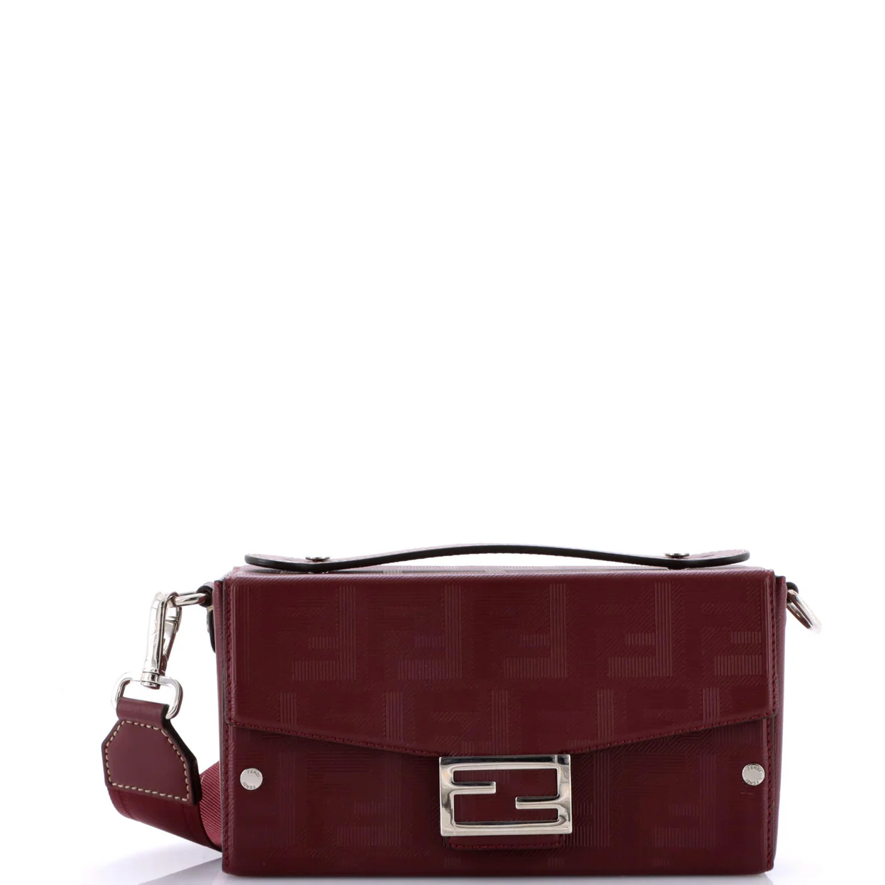 Baguette Soft Trunk Bag Zucca Leather - Deep Luxury