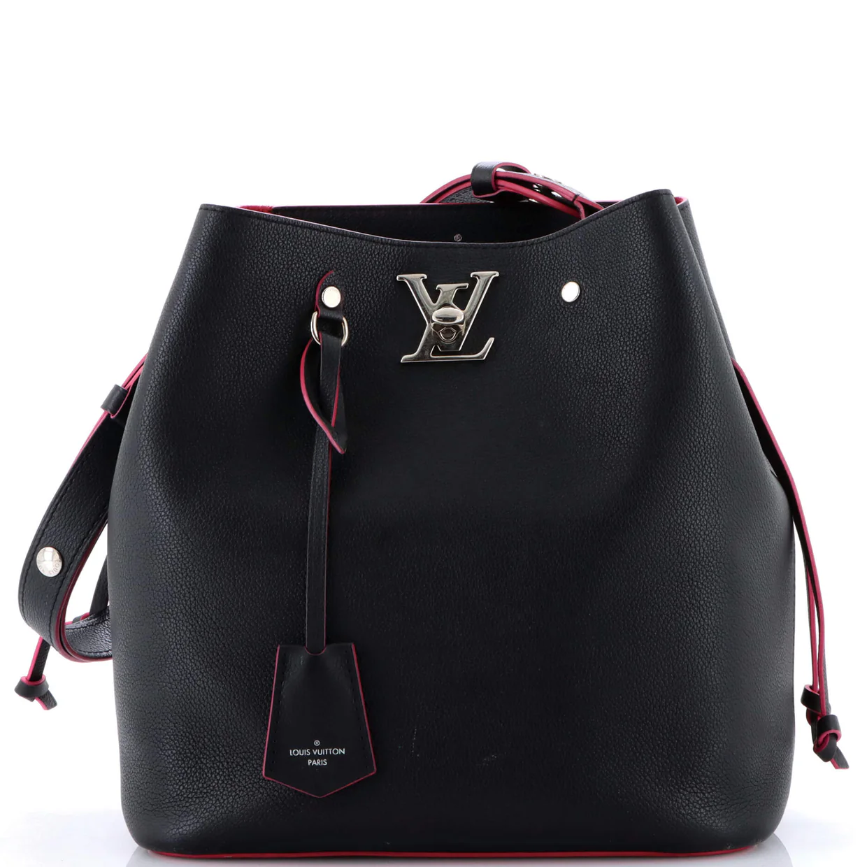 Lockme Bucket Bag Leather - Deep Luxury