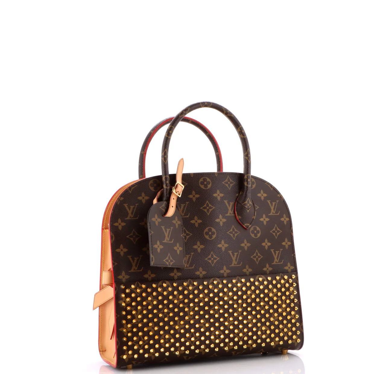 x Christian Louboutin Shopping Bag Calf Hair and Monogram Canvas - Deep Luxury