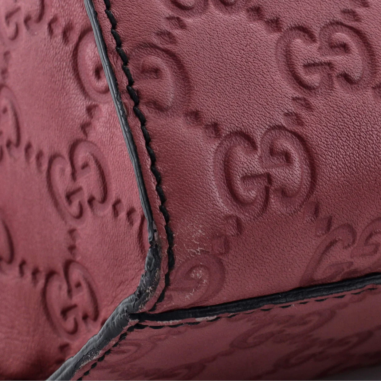 Emily Chain Flap Bag Guccissima Leather Medium - Deep Luxury