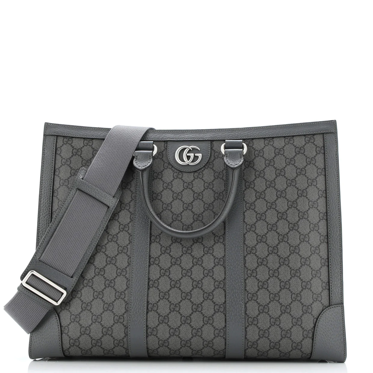 Ophidia Convertible Open Tote GG Coated Canvas Large - Deep Luxury