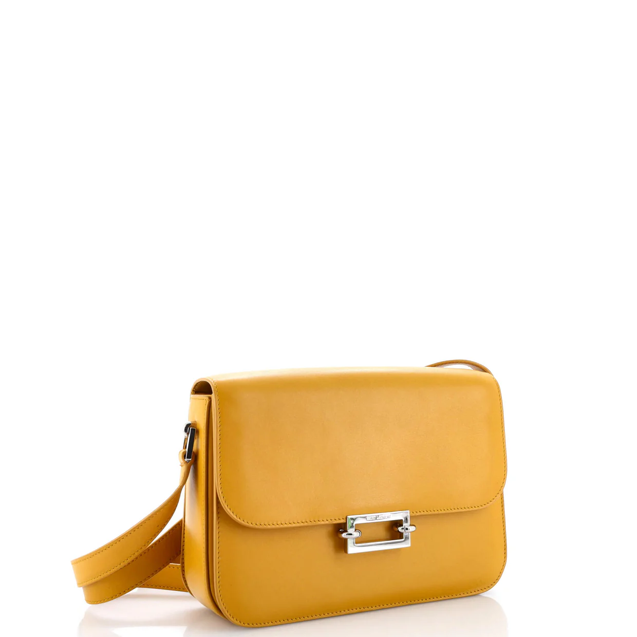 Fermoir Flap Satchel Bag Leather - Deep Luxury