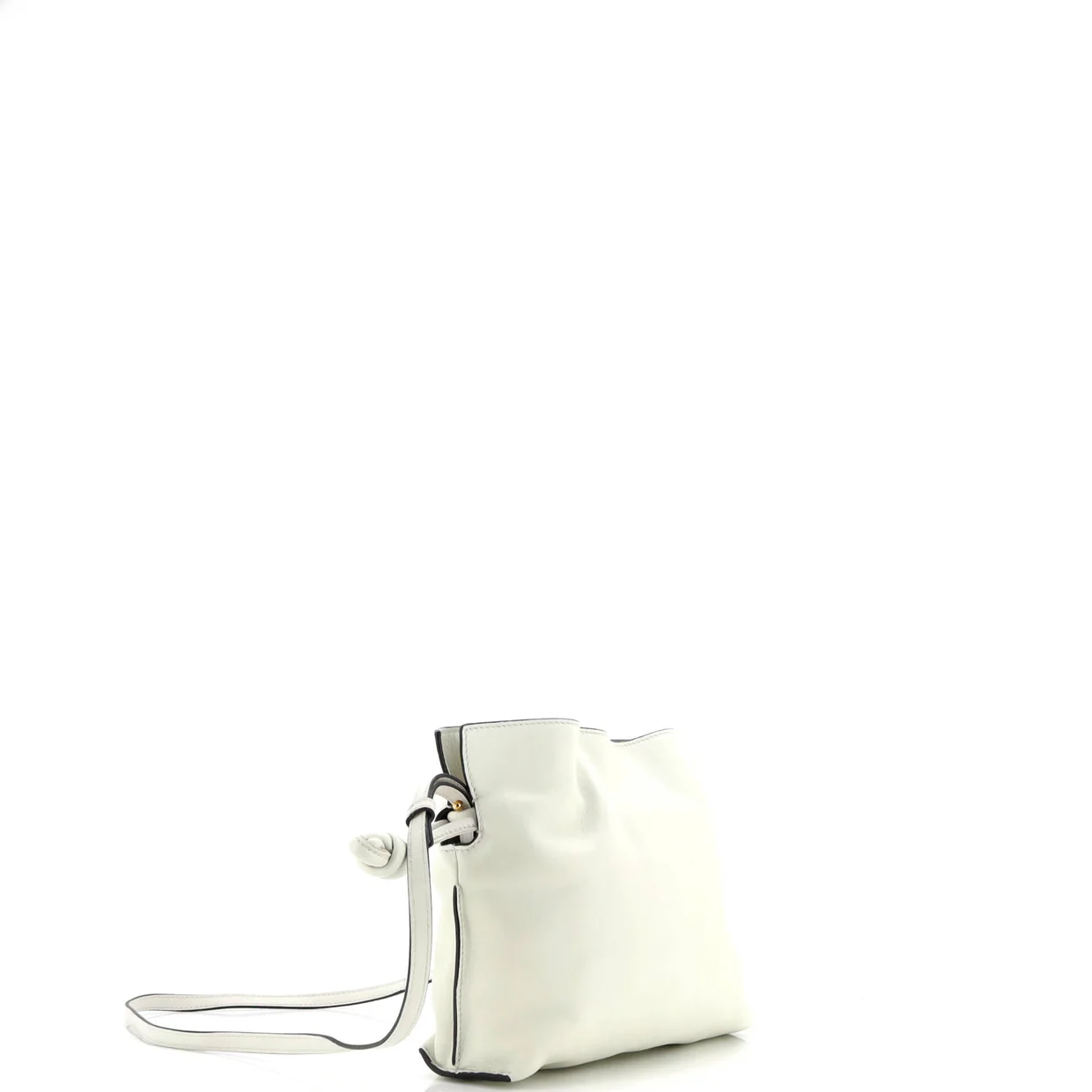 Flamenco Knot Bag Leather Small - Deep Luxury