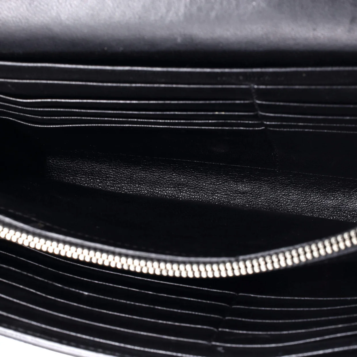 Classic Monogram Wallet on Chain Crocodile Embossed Leather Small - Deep Luxury