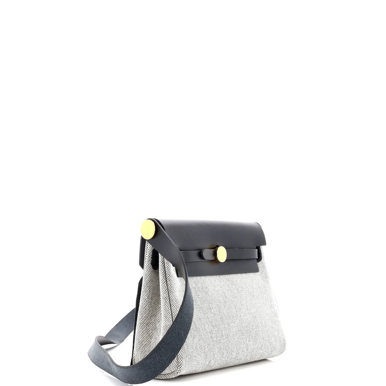 Herbag Zip Toile and Leather 20 - Deep Luxury
