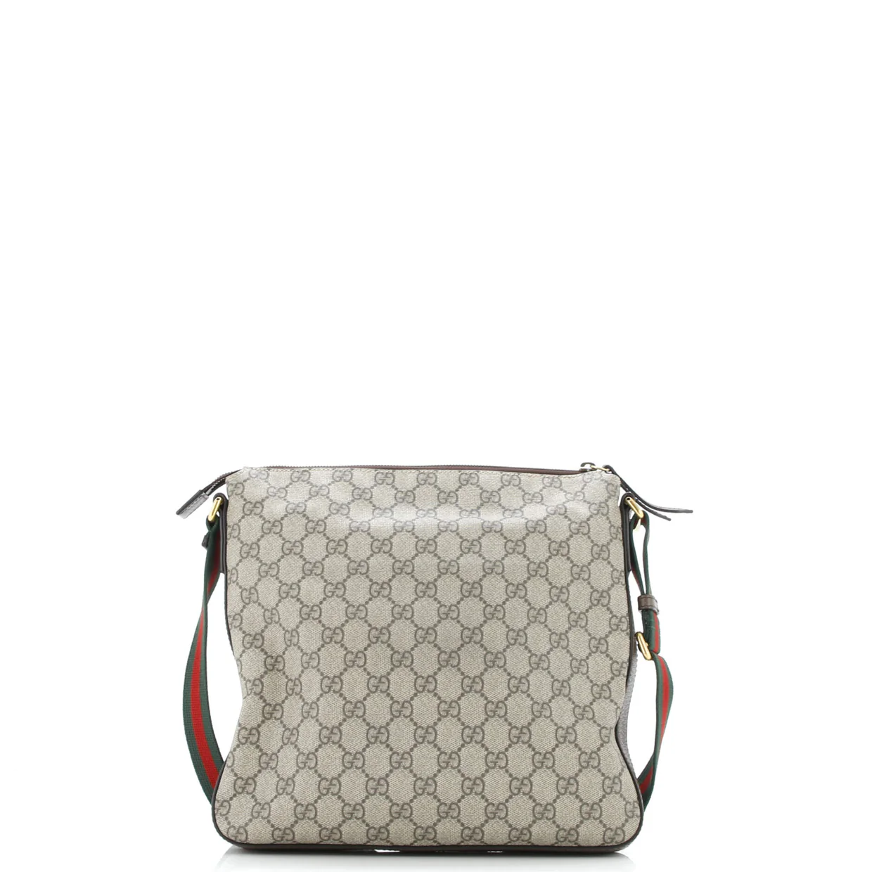 Courrier Zip Messenger GG Coated Canvas with Applique Medium - Deep Luxury