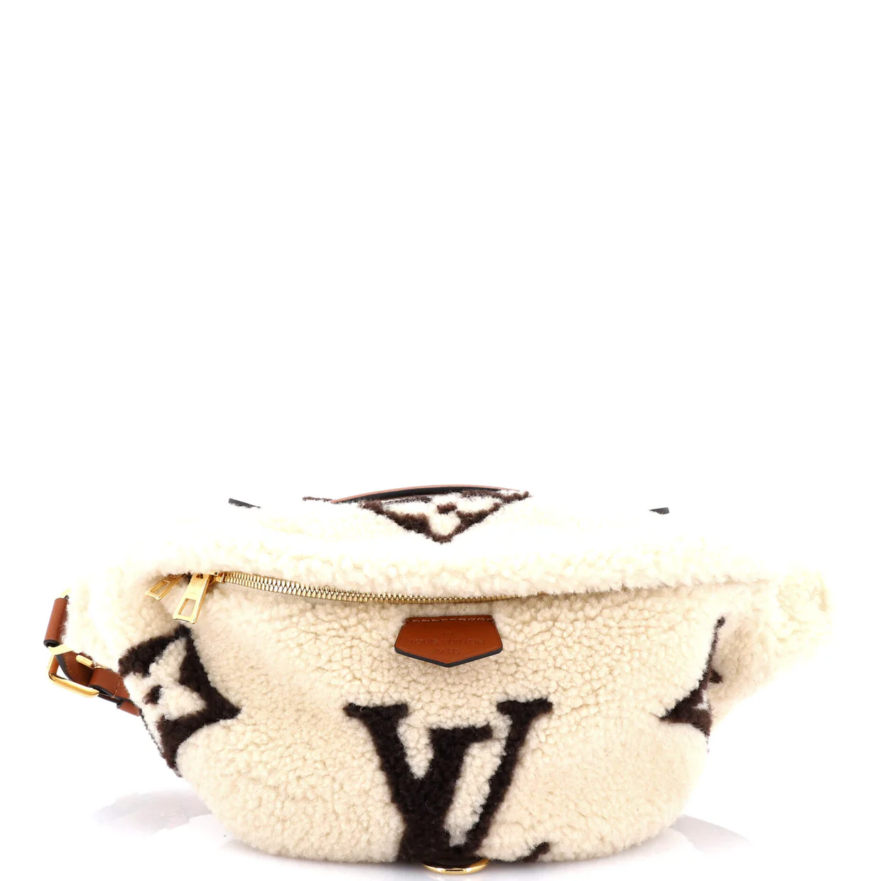 Bum Bag Monogram Giant Teddy Fleece - Deep Luxury