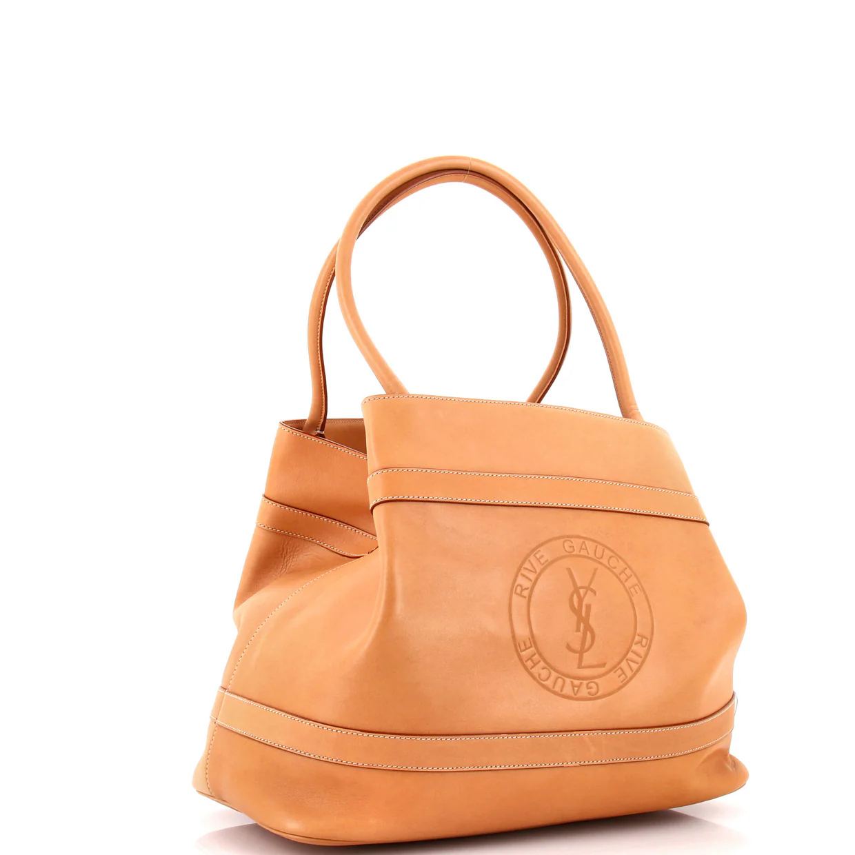 Rive Gauche Tote Bag Leather Large - Deep Luxury