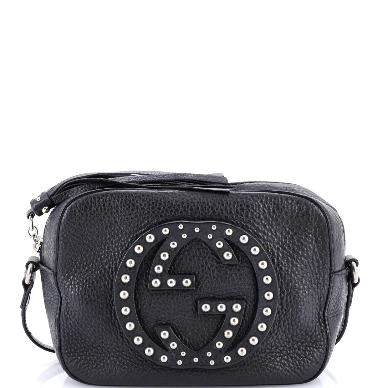 Soho Disco Crossbody Bag Studded Leather Small - Deep Luxury