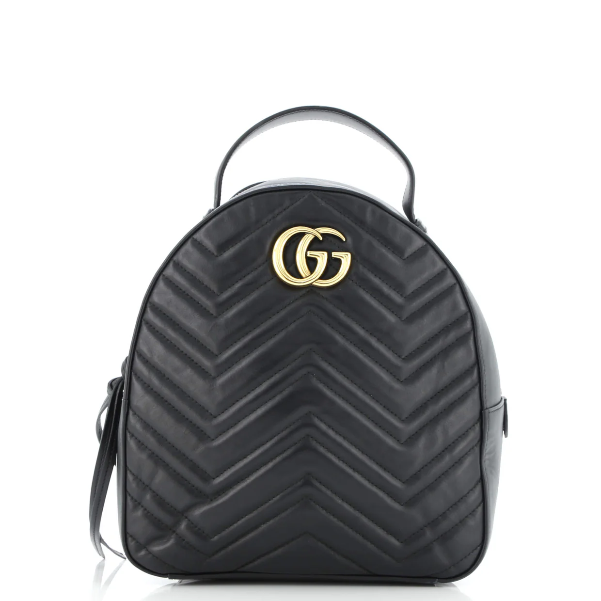 GG Marmont Backpack Matelasse Leather Small - Deep Luxury