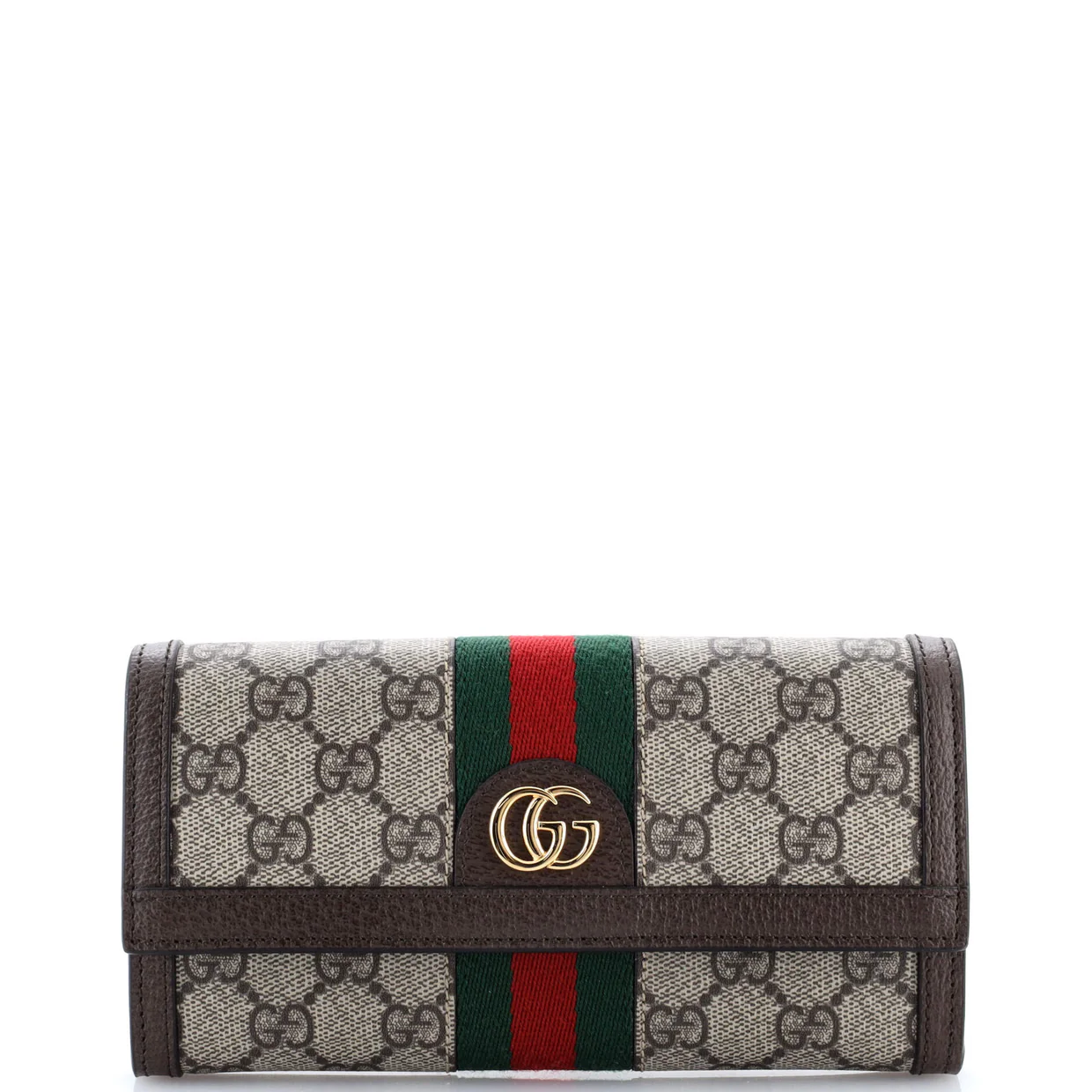 Ophidia Continental Wallet GG Coated Canvas - Deep Luxury
