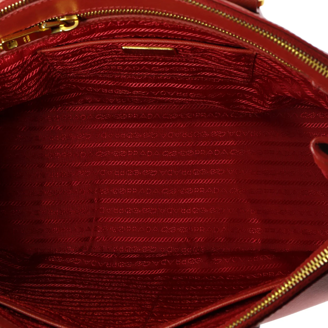 Double Zip Lux Tote Saffiano Leather Large - Deep Luxury