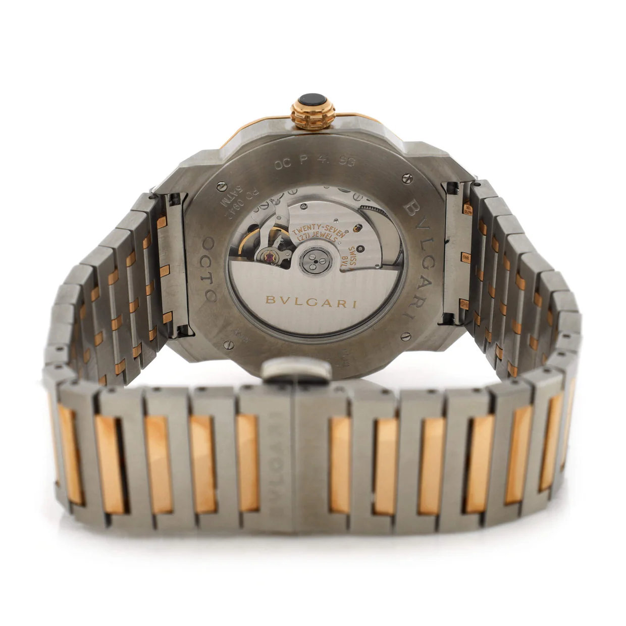 Octo Roma Automatic Watch Stainless Steel and Rose Gold 41 - Deep Luxury