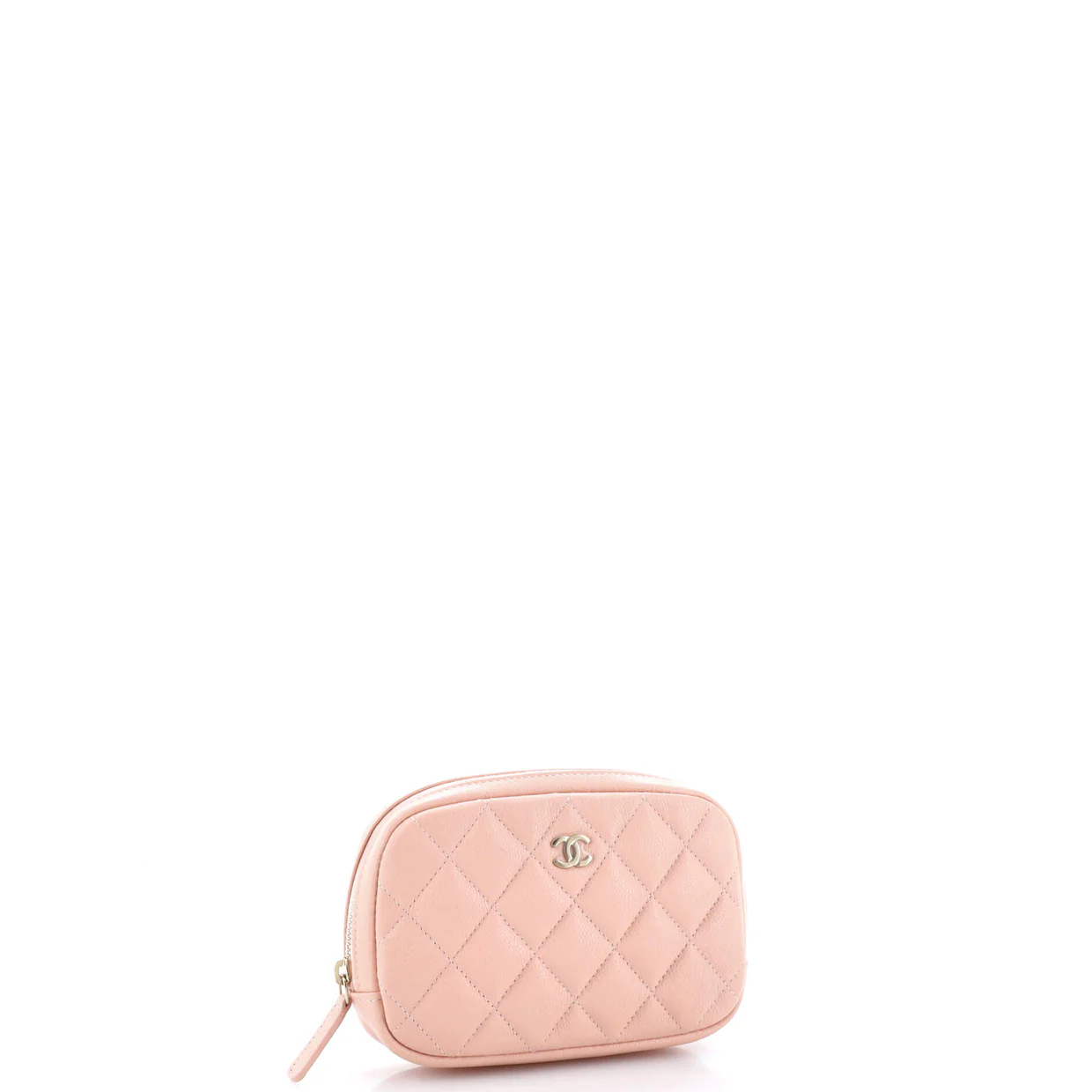 Curvy Cosmetic Pouch Quilted Caviar Small - Deep Luxury