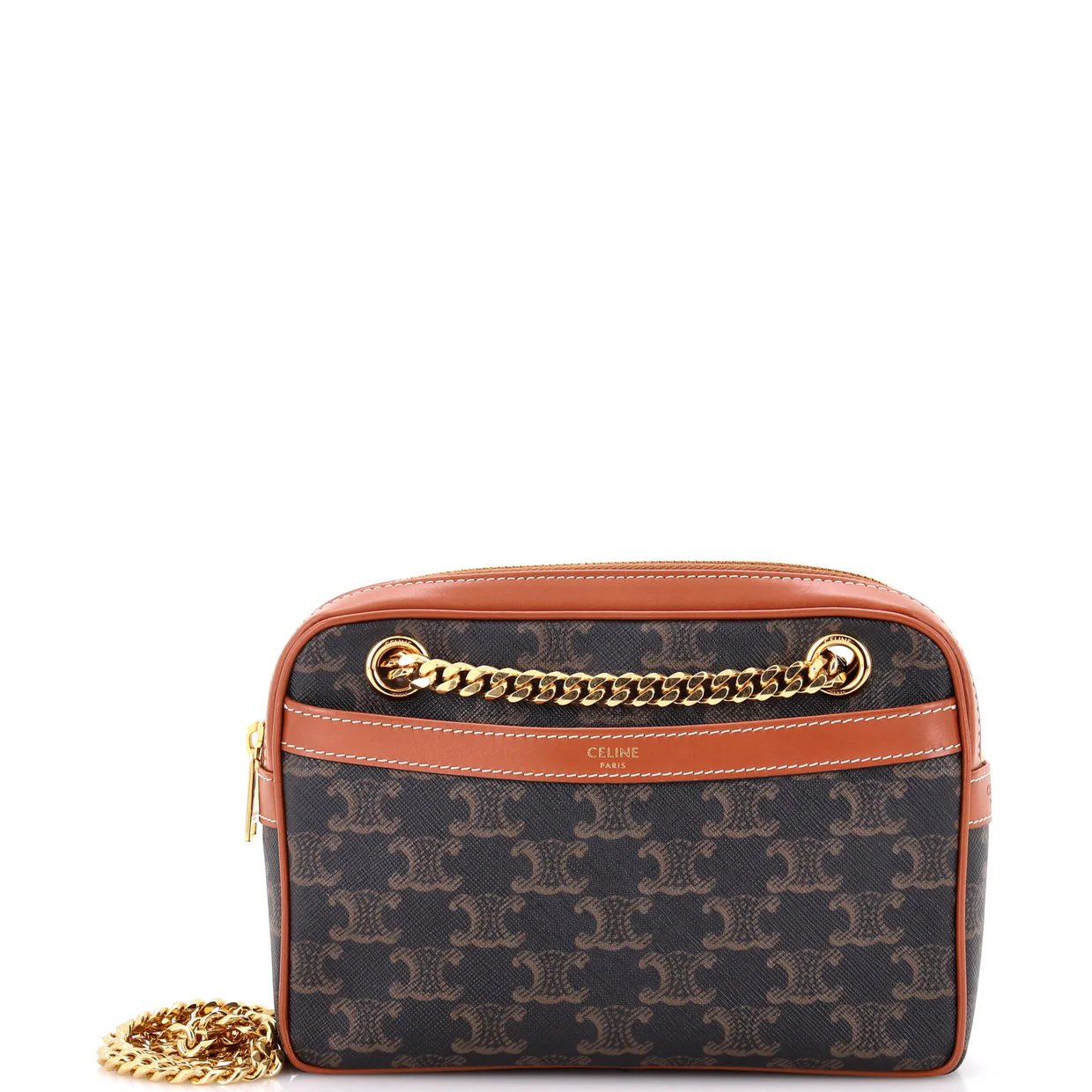 Patapans Bag Triomphe Coated Canvas Small - Deep Luxury