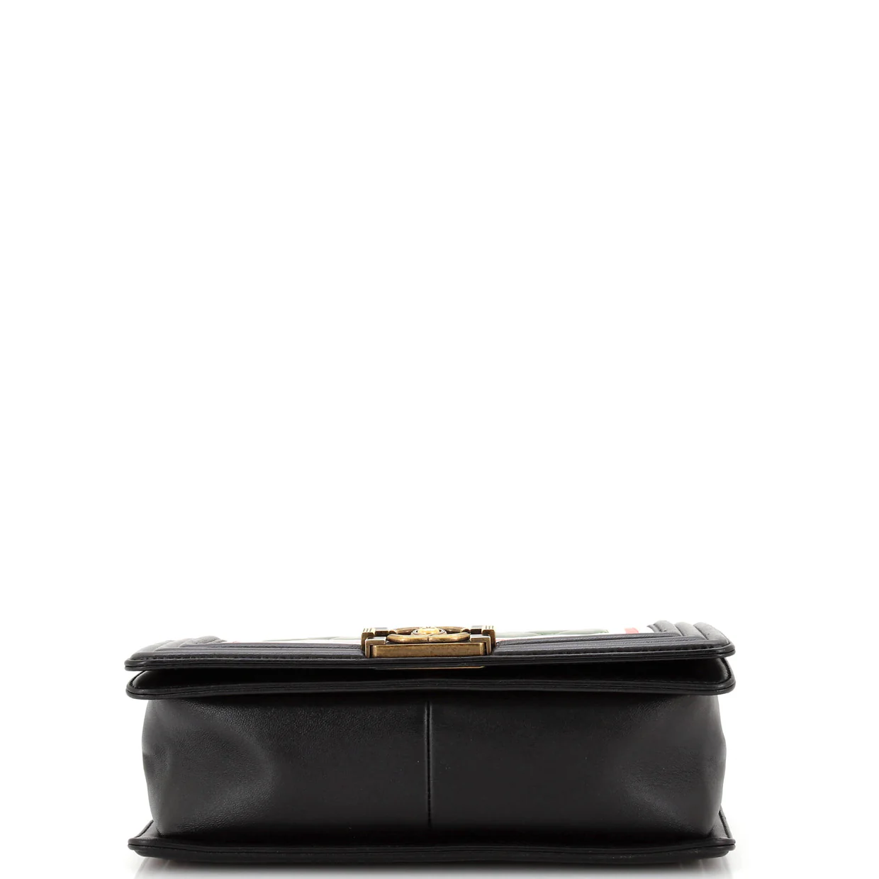 Crest Boy Flap Bag Quilted Lambskin Old Medium - Deep Luxury