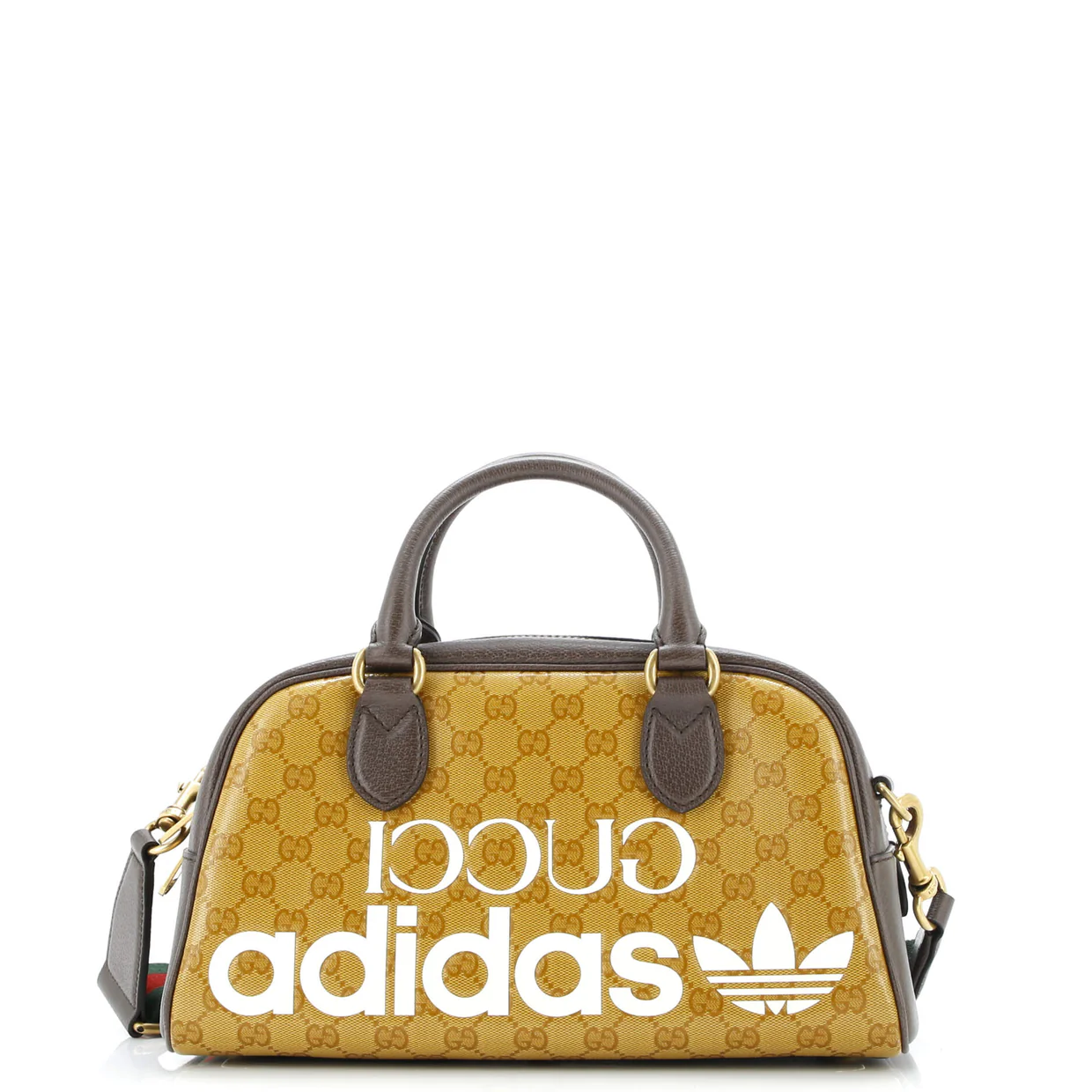 x adidas Duffle Bag GG Coated Canvas Mini - Deep Luxury