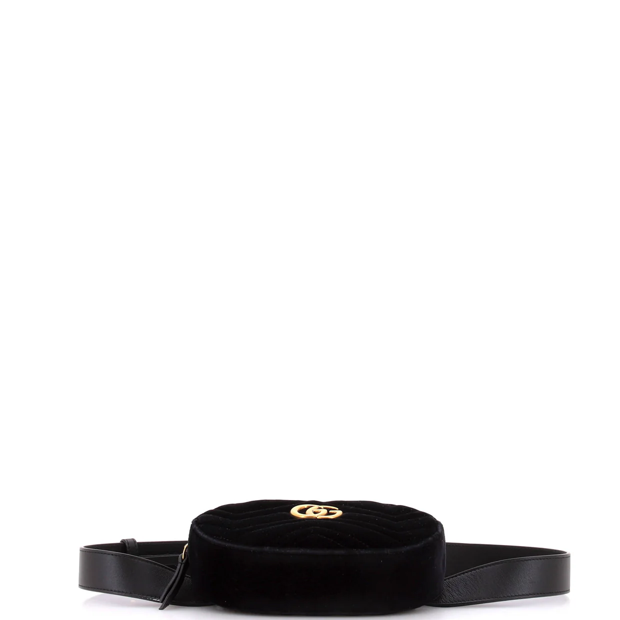 GG Marmont Belt Bag Matelasse Velvet - Deep Luxury