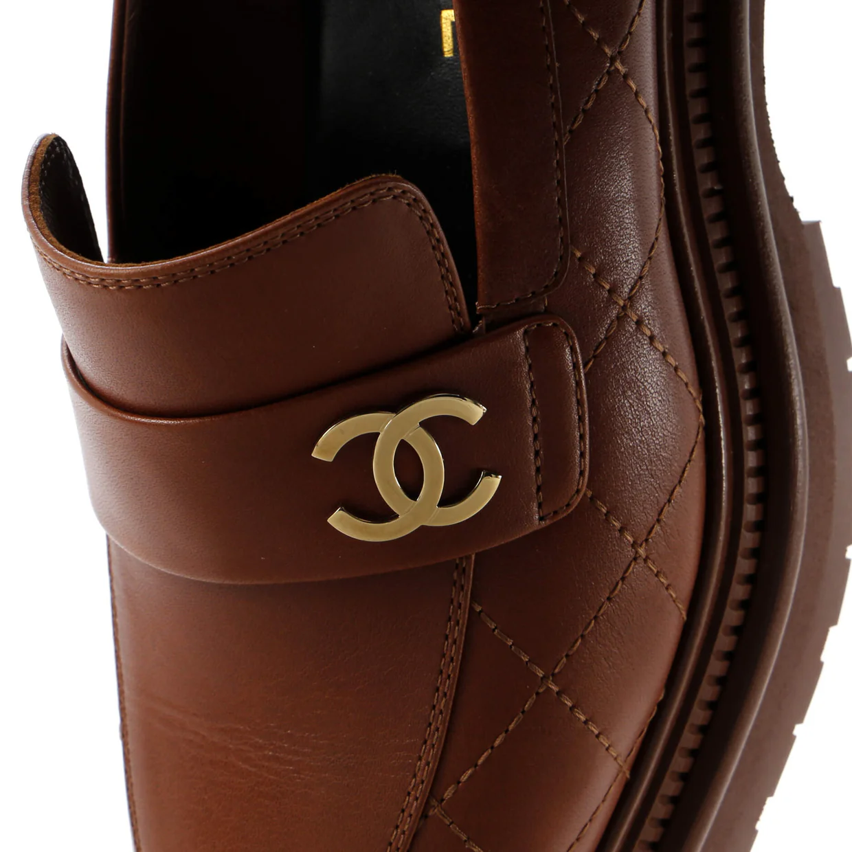Women's CC Loafers Quilted Leather - Deep Luxury