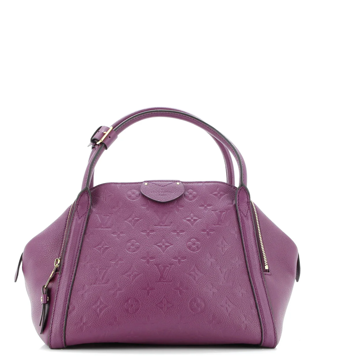 Marais Handbag Monogram Empreinte Leather MM - Deep Luxury