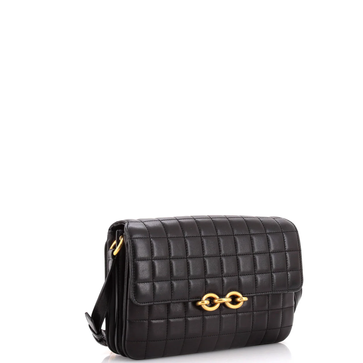 Le Maillon Shoulder Bag Quilted Leather Medium - Deep Luxury