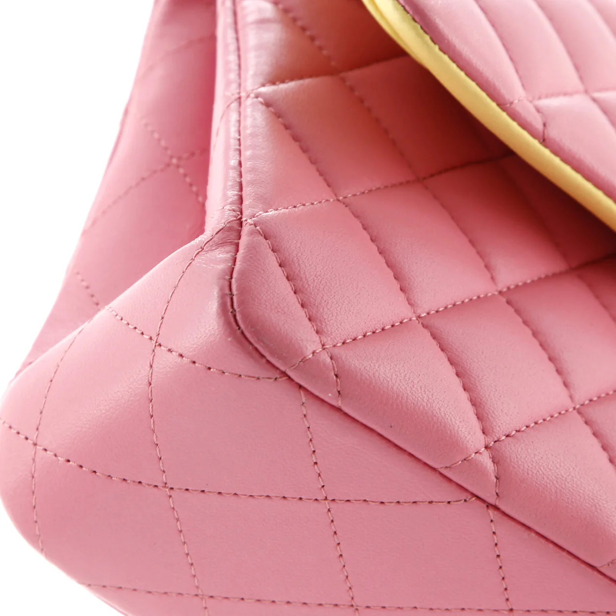 Classic Double Flap Bag Quilted Lambskin with Rainbow Hardware Medium - Deep Luxury