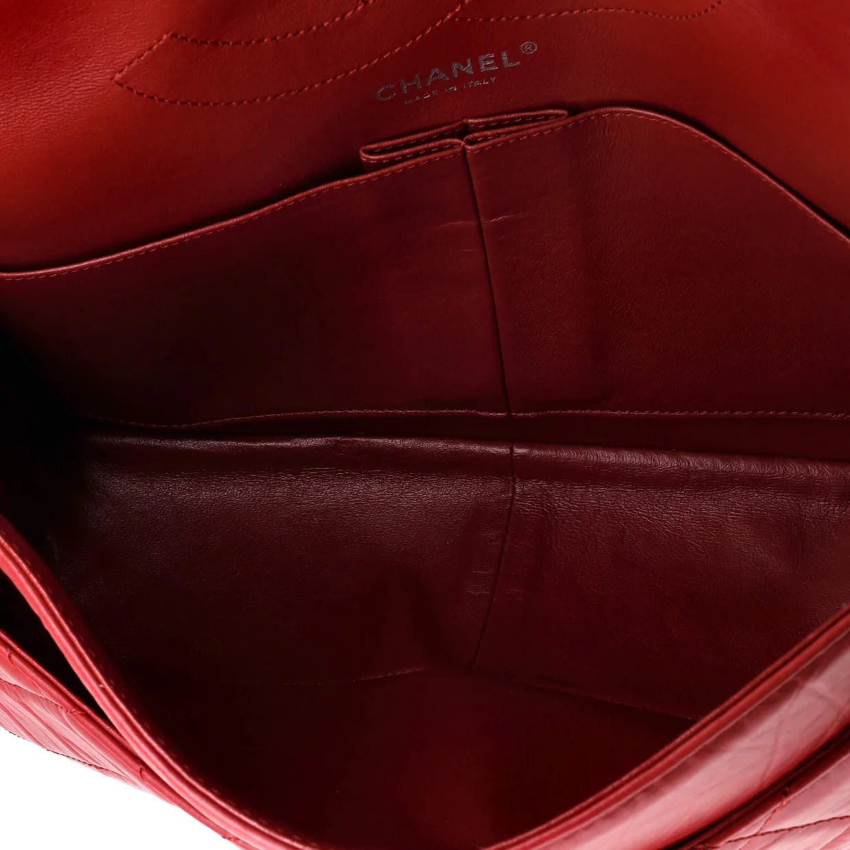 Reissue 2.55 Flap Bag Quilted Aged Calfskin 228 - Deep Luxury