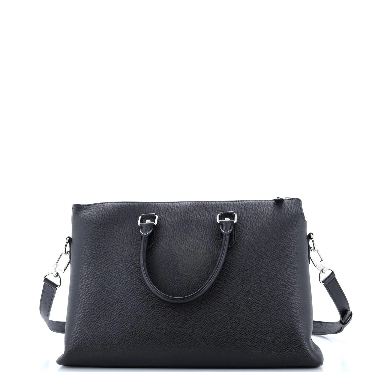Anton Soft Briefcase Taiga Leather - Deep Luxury
