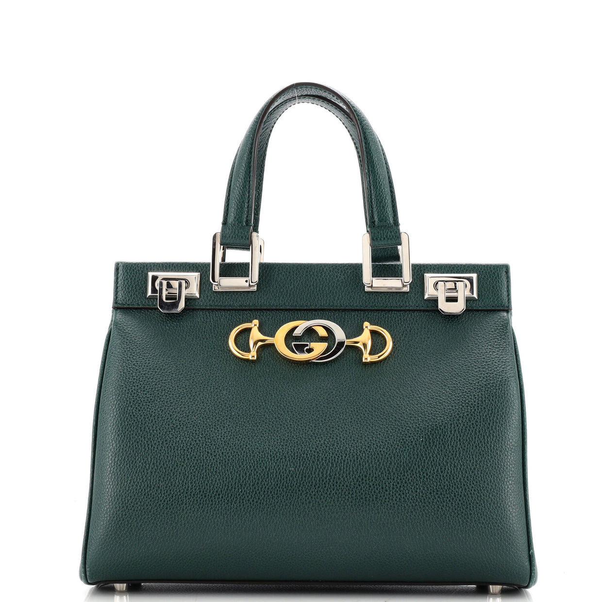 Zumi Top Handle Bag Leather Small - Deep Luxury