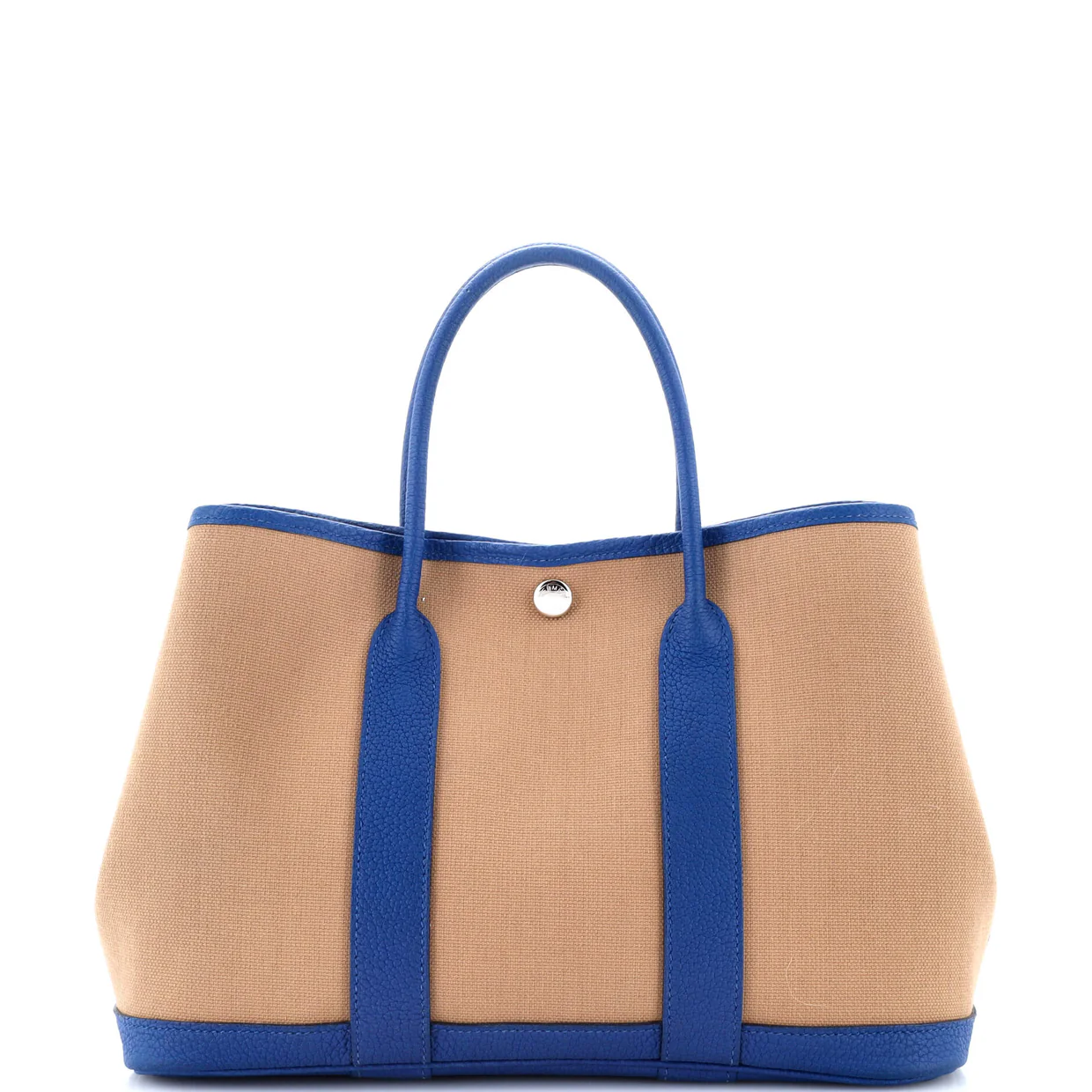 Garden Party Tote Toile and Leather 30 - Deep Luxury