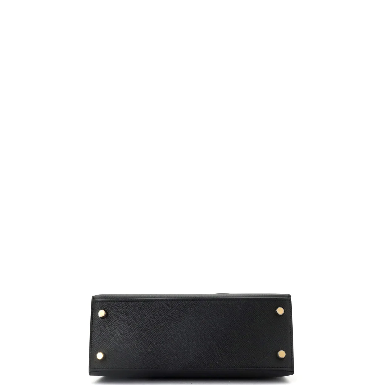 Kelly Handbag Noir Epsom with Gold Hardware 25 - Deep Luxury