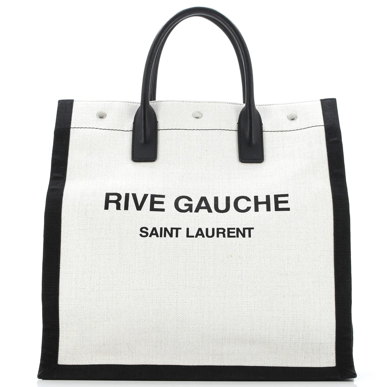Rive Gauche Shopper Tote Canvas Tall - Deep Luxury