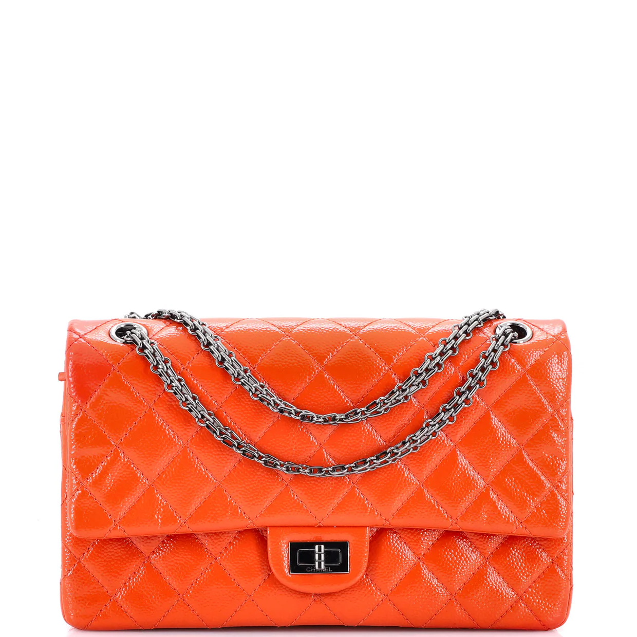 Reissue 2.55 Flap Bag Quilted Patent Caviar 226 - Deep Luxury