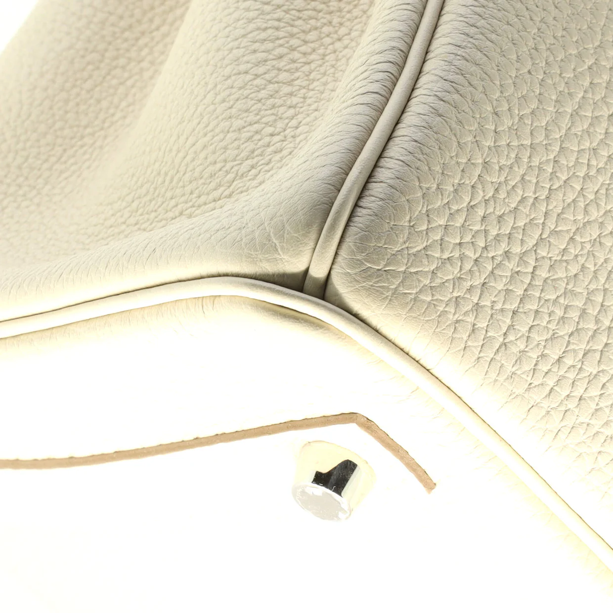 Birkin Handbag Light Togo with Palladium Hardware 30 - Deep Luxury