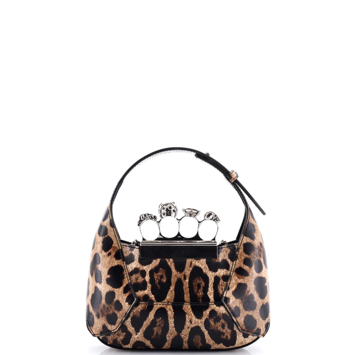 Jewelled Hobo Leather Mini - Deep Luxury