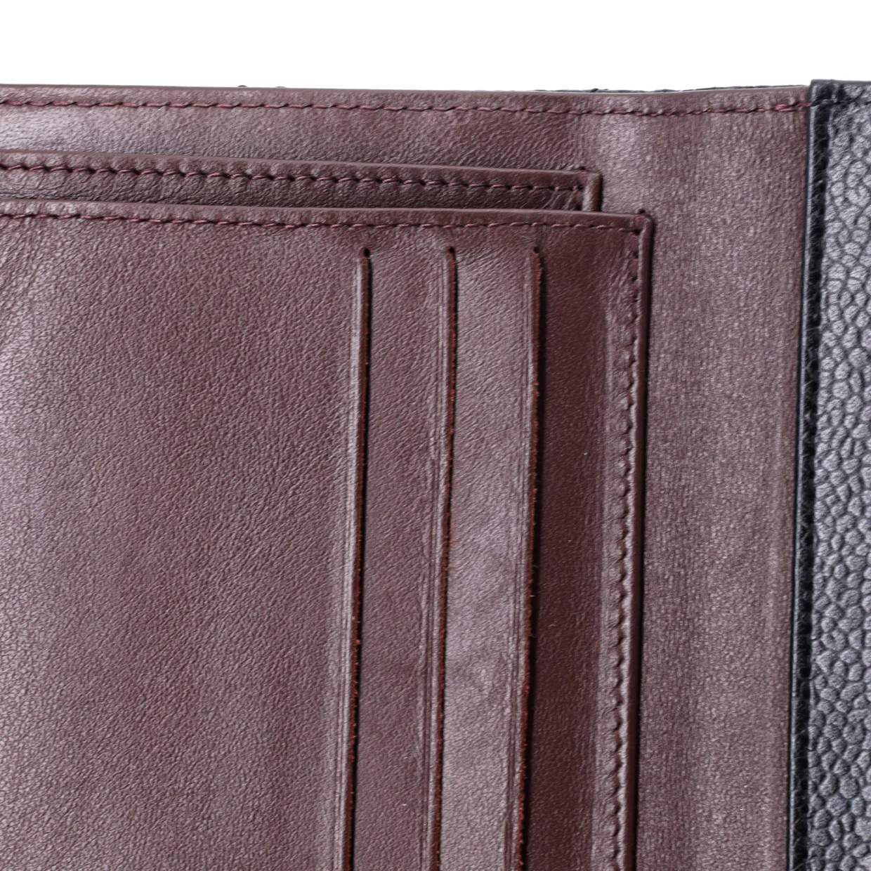 CC Compact Classic Flap Wallet Quilted Caviar - Deep Luxury