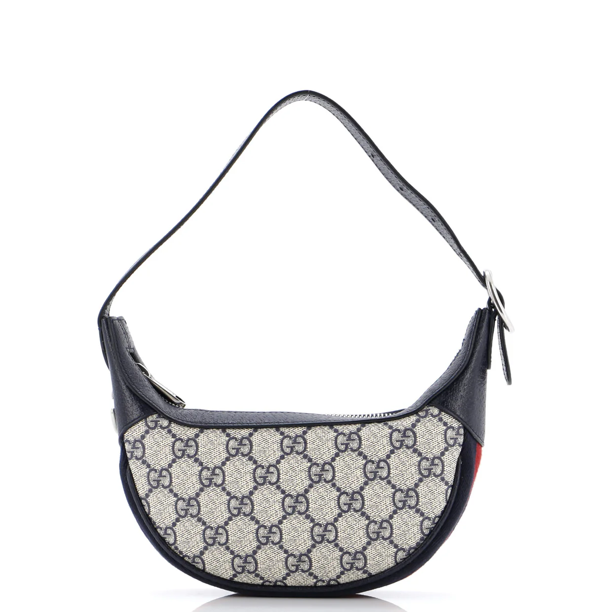 Ophidia Half Moon Bag GG Coated Canvas Mini - Deep Luxury