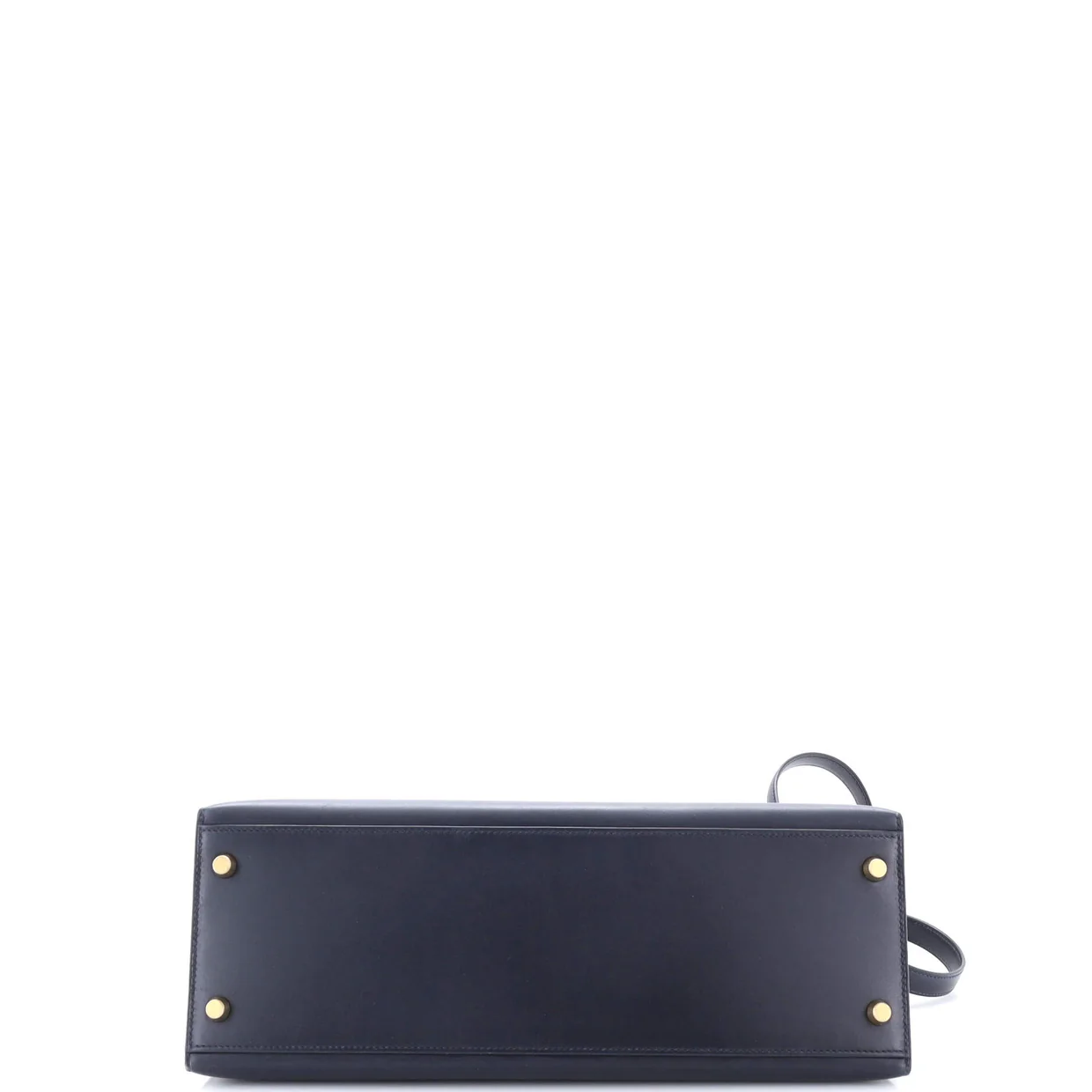 Kelly Handbag Bleu Marine Box Calf with Gold Hardware 32 - Deep Luxury