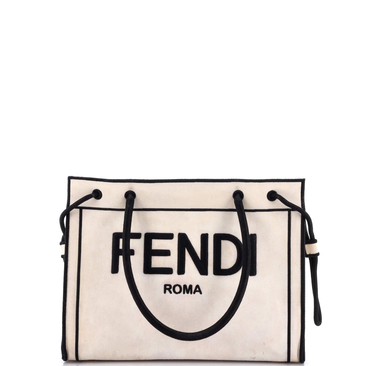 Roma Shopper Tote Canvas Small - Deep Luxury