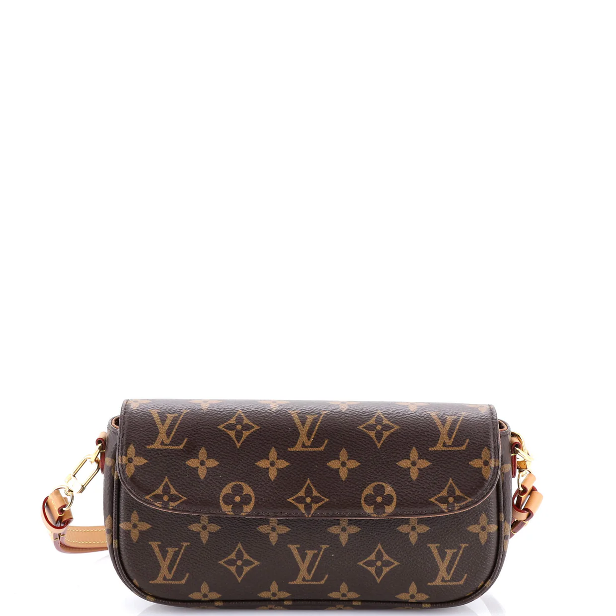 Ivy Wallet on Chain Monogram Canvas - Deep Luxury