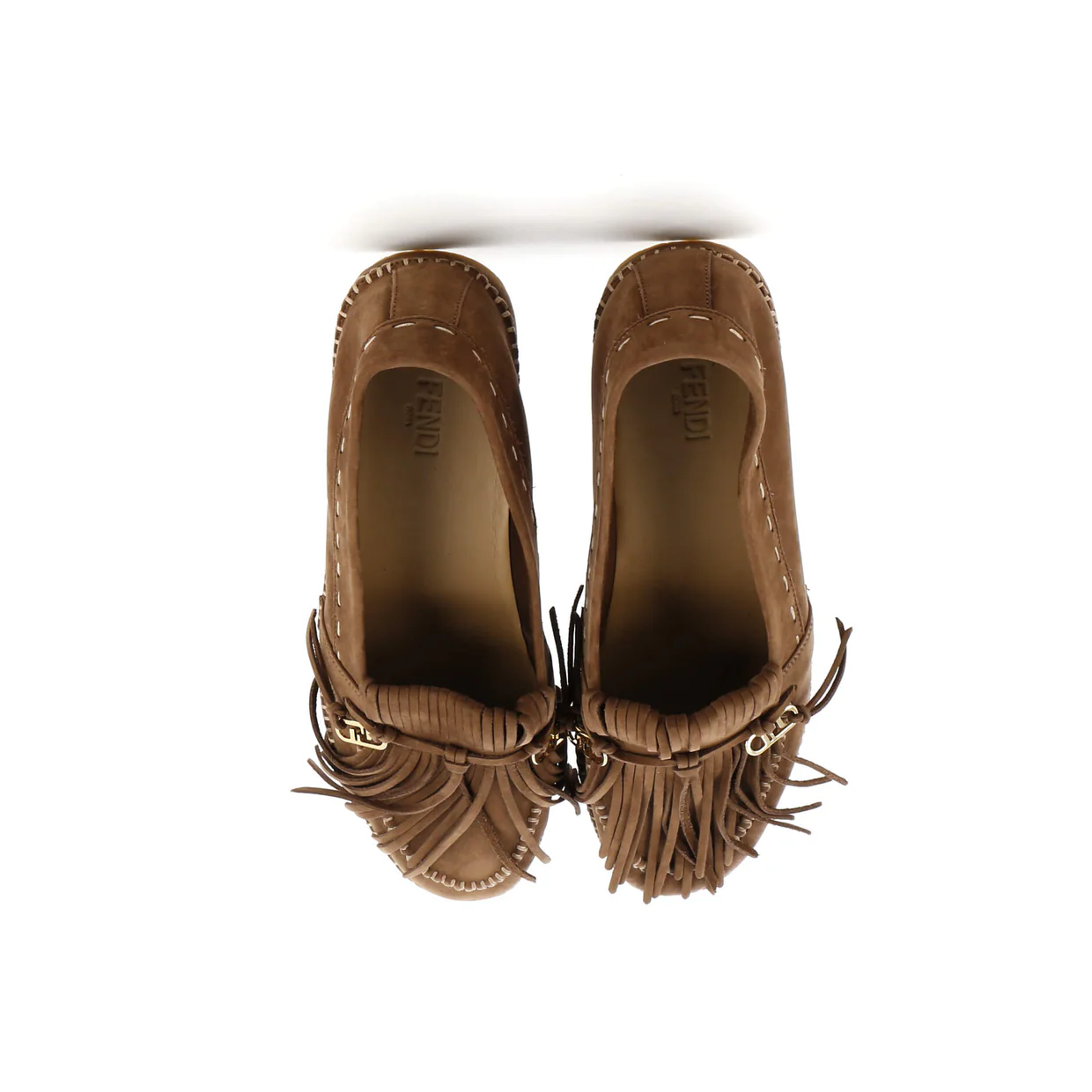 Men's O'Lock Fringe Loafers Suede - Deep Luxury
