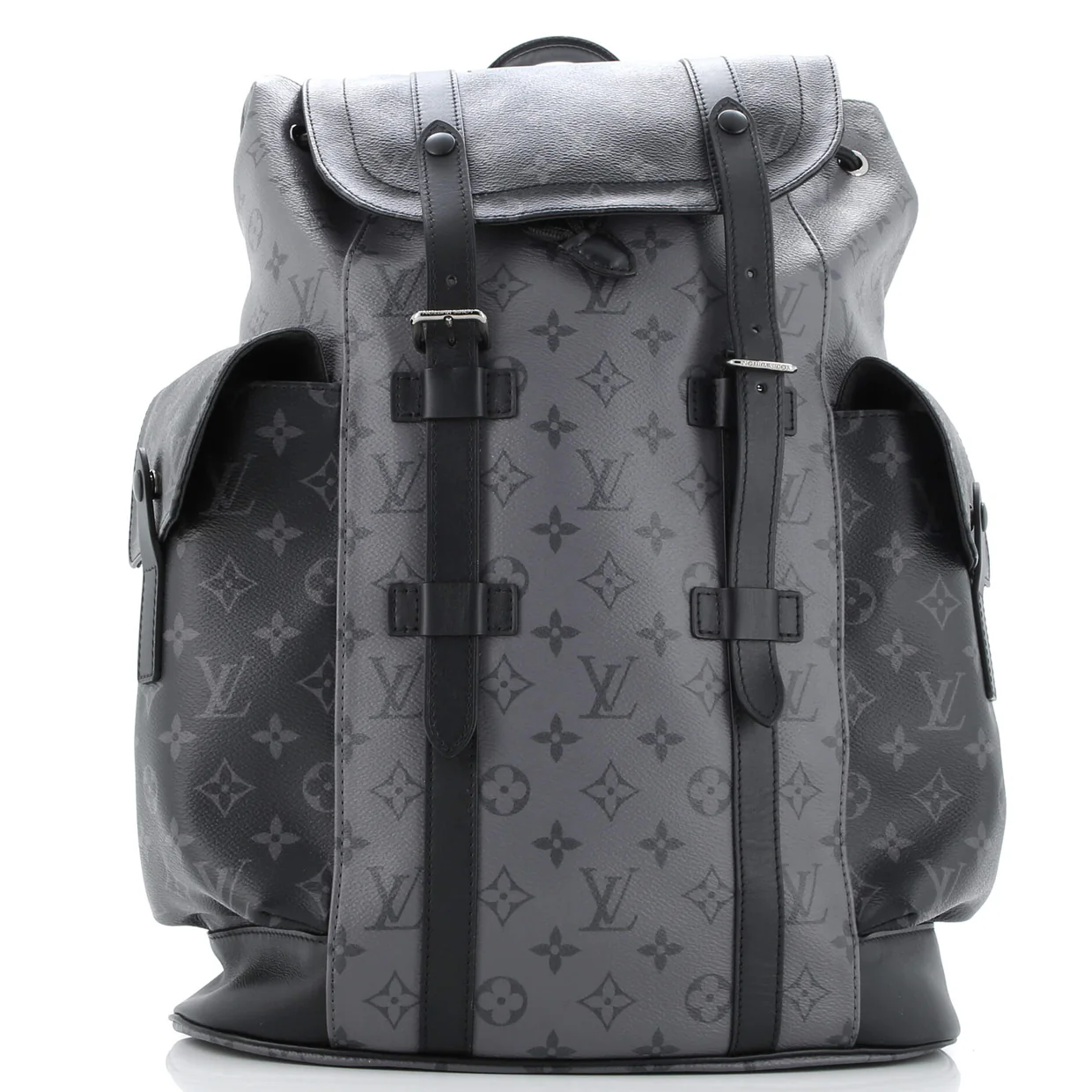 Christopher Backpack Reverse Monogram Eclipse Canvas MM - Deep Luxury