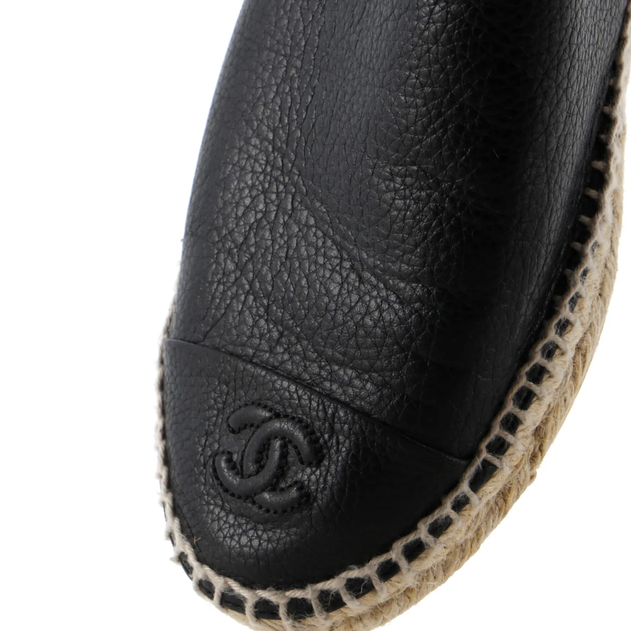Women's CC Cap Toe Espadrilles Leather - Deep Luxury