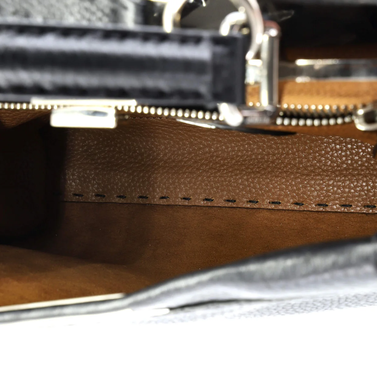 Selleria Peekaboo Bag Leather Medium - Deep Luxury