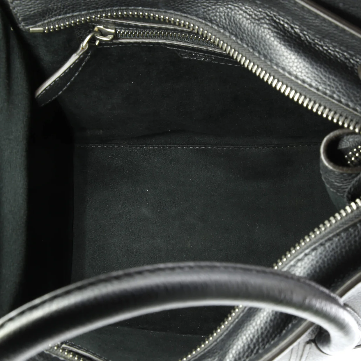 Luggage Bag Grainy Leather Micro - Deep Luxury